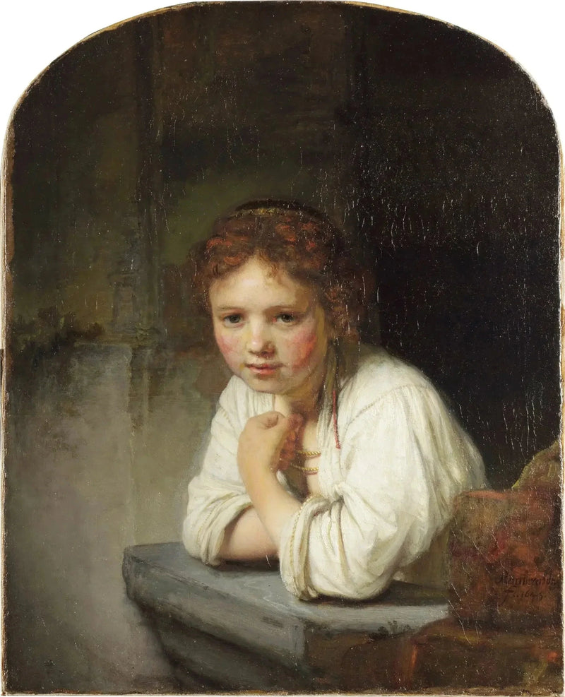 Niña en la ventana - Rembrandt
