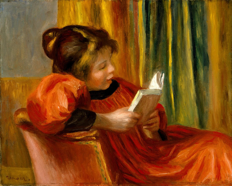 Niña leyendo - Pierre-Auguste Renoir