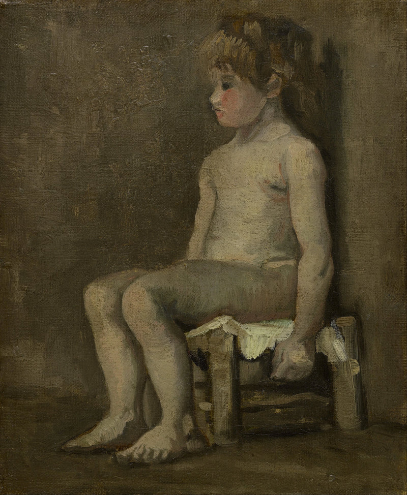 Chica desnuda, sentada - Vincent van Gogh