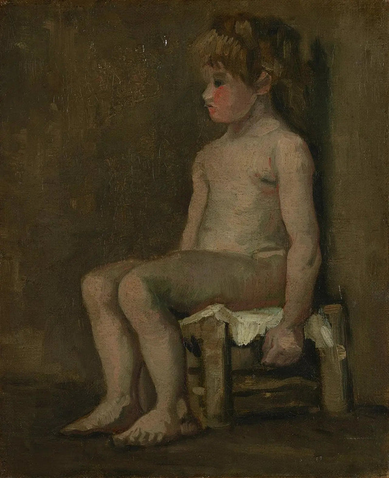 Chica desnuda, sentada - Vincent van Gogh