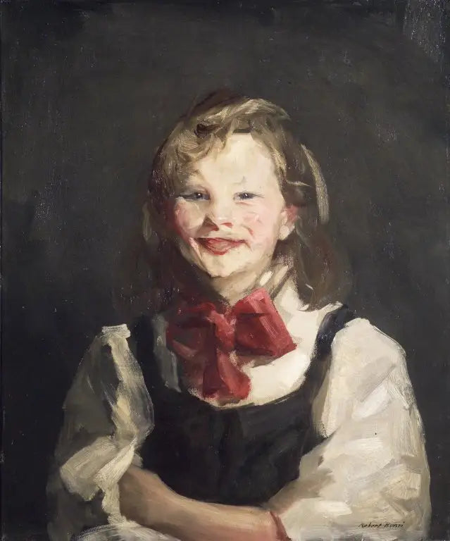 Chica que ríe - Robert Henri