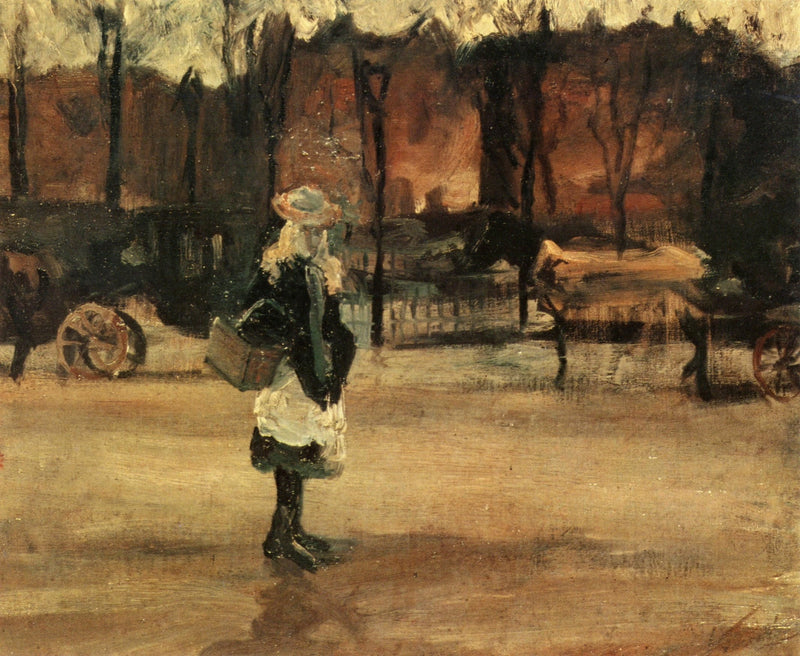 Chica en la calle - Vincent van Gogh