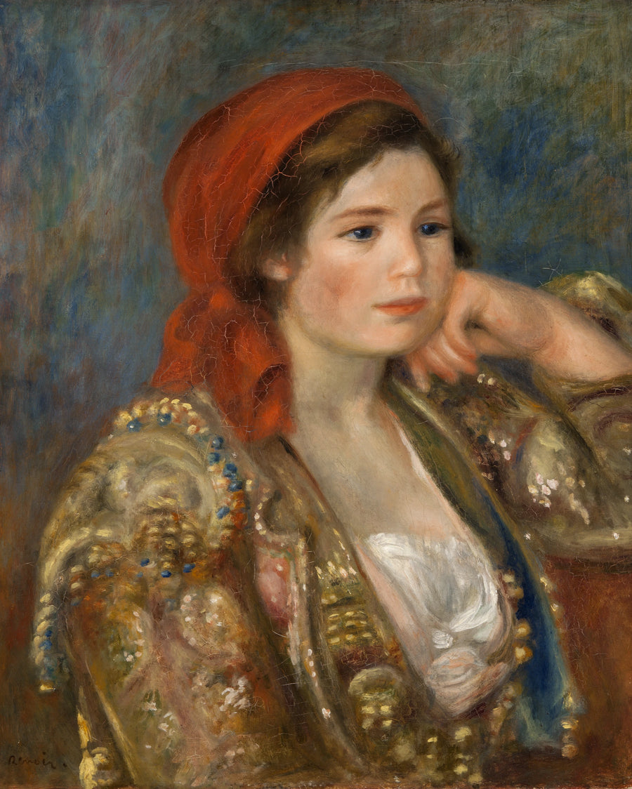 Chica con chaqueta española - Pierre-Auguste Renoir