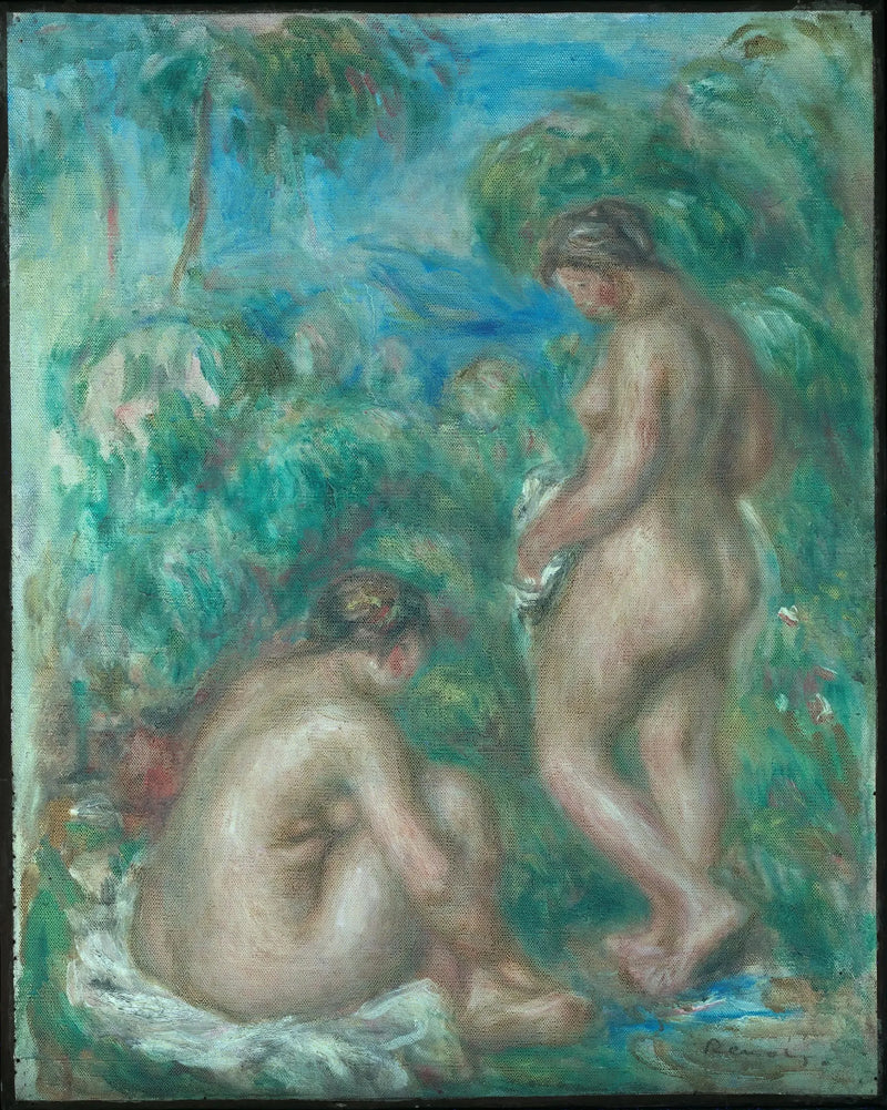 Chicas de Badende - Pierre-Auguste Renoir