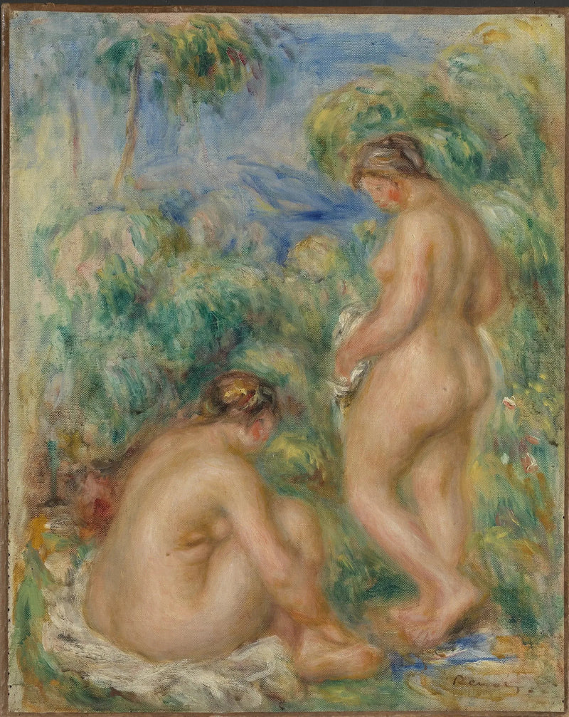 Chicas de Badende - Pierre-Auguste Renoir