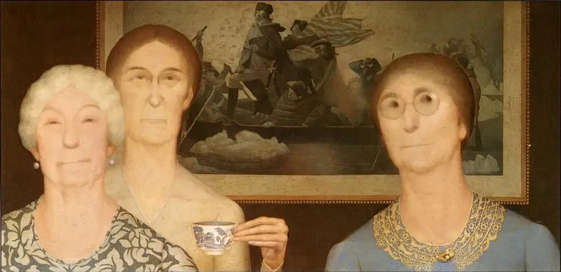 Hijas de la Revolución - Grant Wood