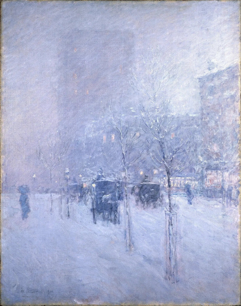Fin de la tarde, Nueva York, invierno - Childe Hassam