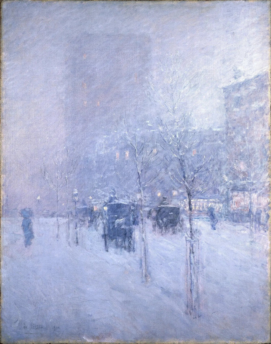 Fin de la tarde, Nueva York, invierno - Childe Hassam
