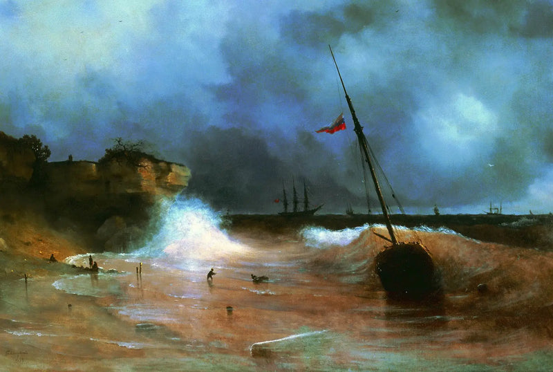 Fin de la tormenta - Ivan Aïvazovski