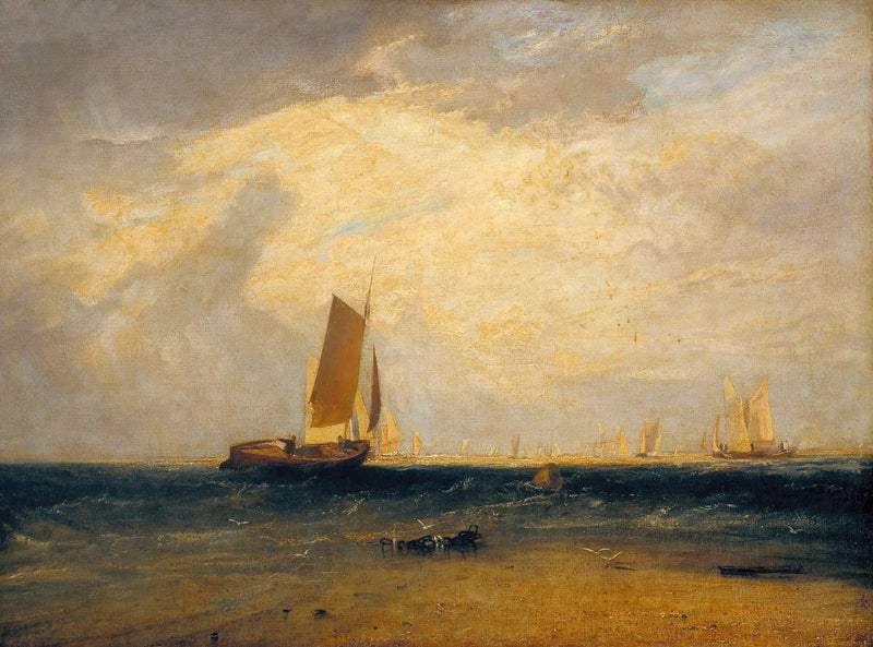 Pesca en Blythe-Sand, la marea subiendo - J. M. W. Turner