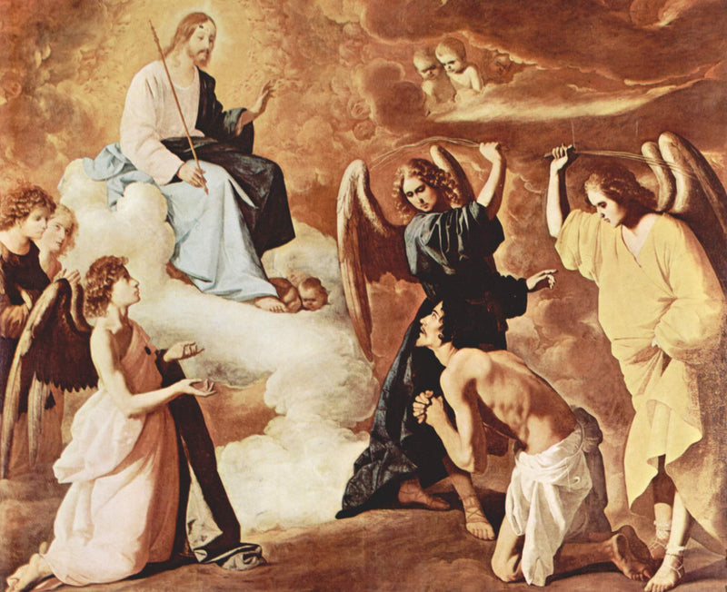 Flagelación de San Jerónimo - Francisco de Zurbarán