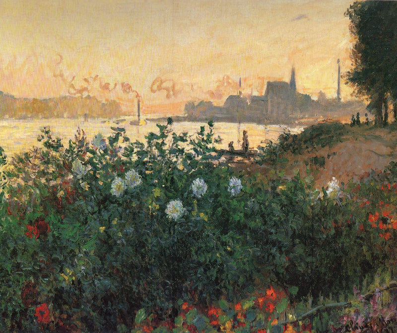 Flores a orillas del Sena, Argenteuil W453 - Claude Monet