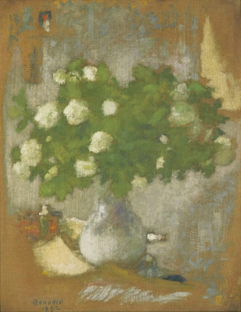 Flores, Bolas de nieve - Pierre Bonnard