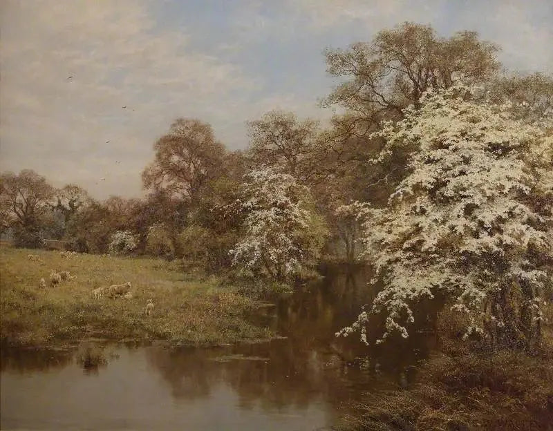 Flores de espino - Edward Wilkins Waite