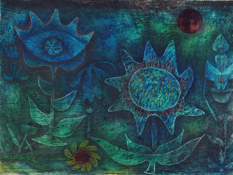 Flores en la noche - Paul Klee