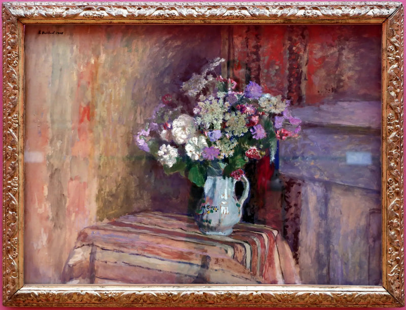 Flores en un jarrón - Édouard Vuillard