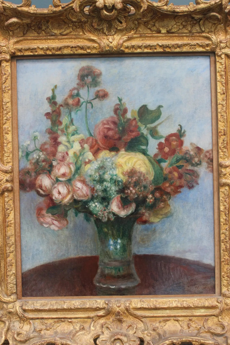 Flores en un jarrón - Pierre-Auguste Renoir