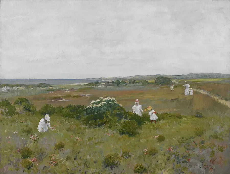 Flores de orilla del mar - William Merritt Chase