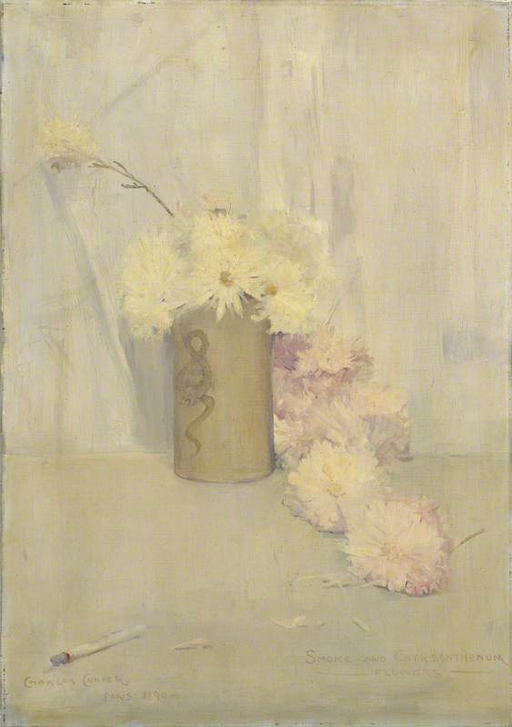 Flores de humo y crisantemo - Charles Conder