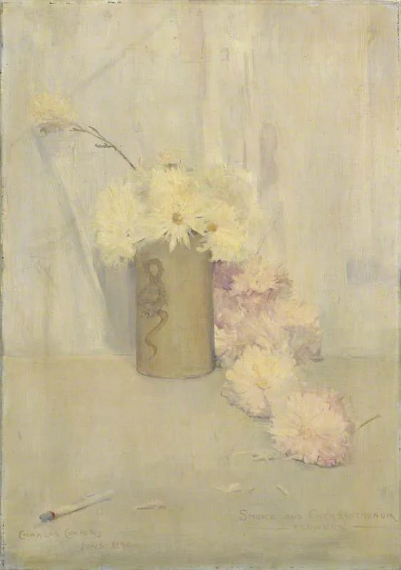 Flores de humo y crisantemo - Charles Conder
