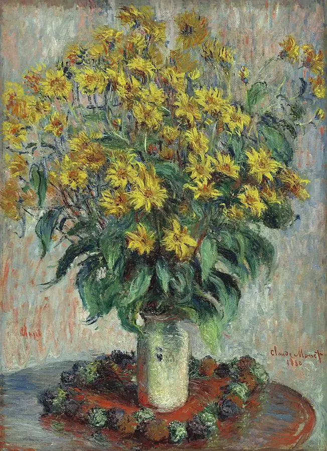 Flores de tupinambo - Claude Monet