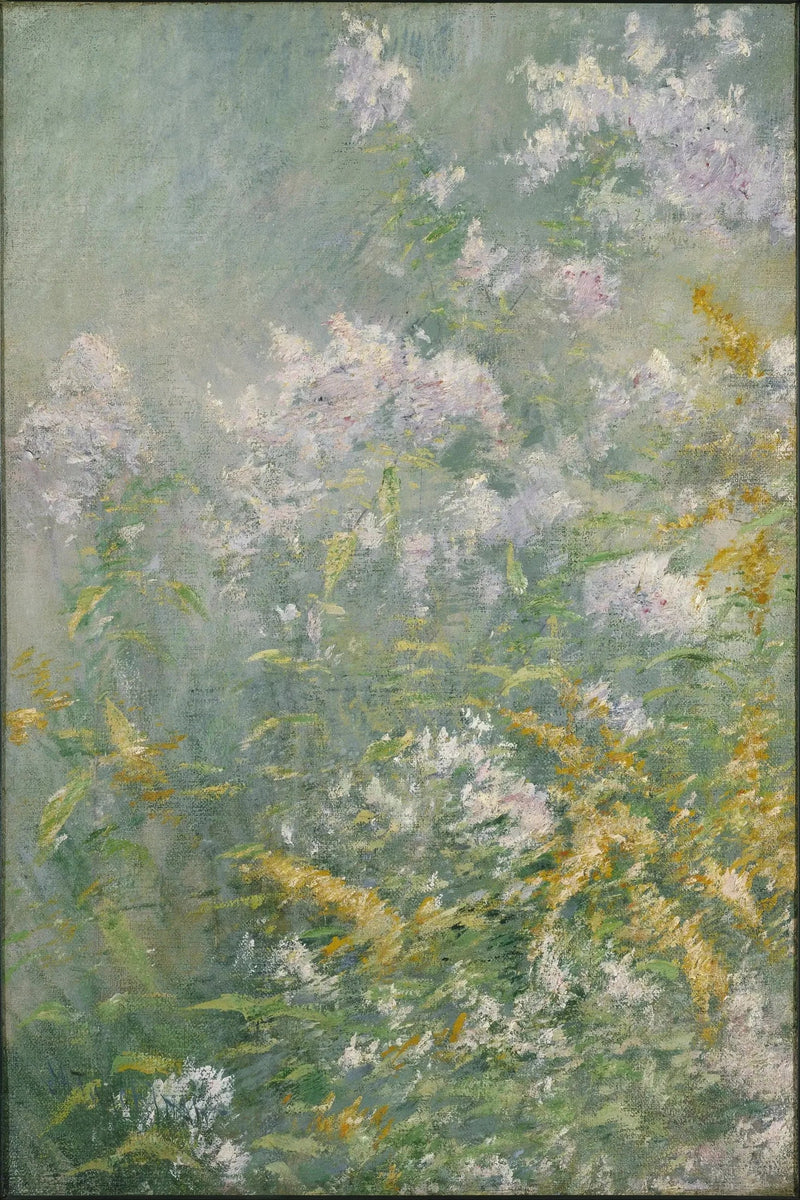 Flores del prado (Verde de oro y Aster silvestre) - John Henry Twachtman