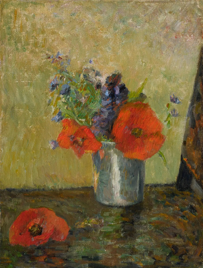 Flores de verano en un vaso - Paul Gauguin