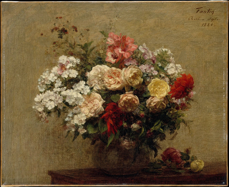 Flores de verano - Henri Fantin-Latour
