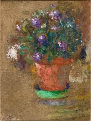 Flores en maceta - Édouard Vuillard