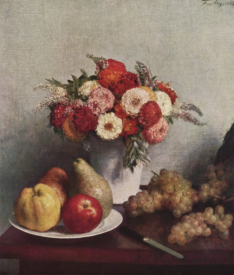 Flores y frutas - Henri Fantin-Latour