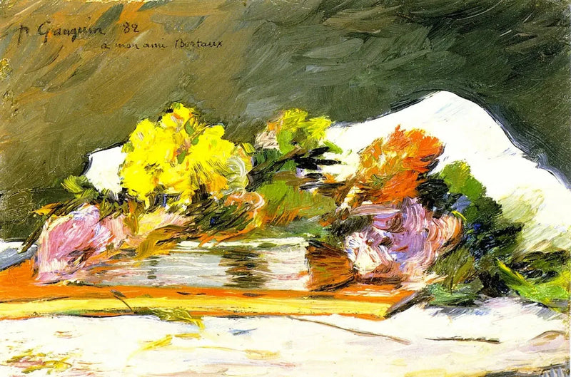 Flores y libros - Paul Gauguin