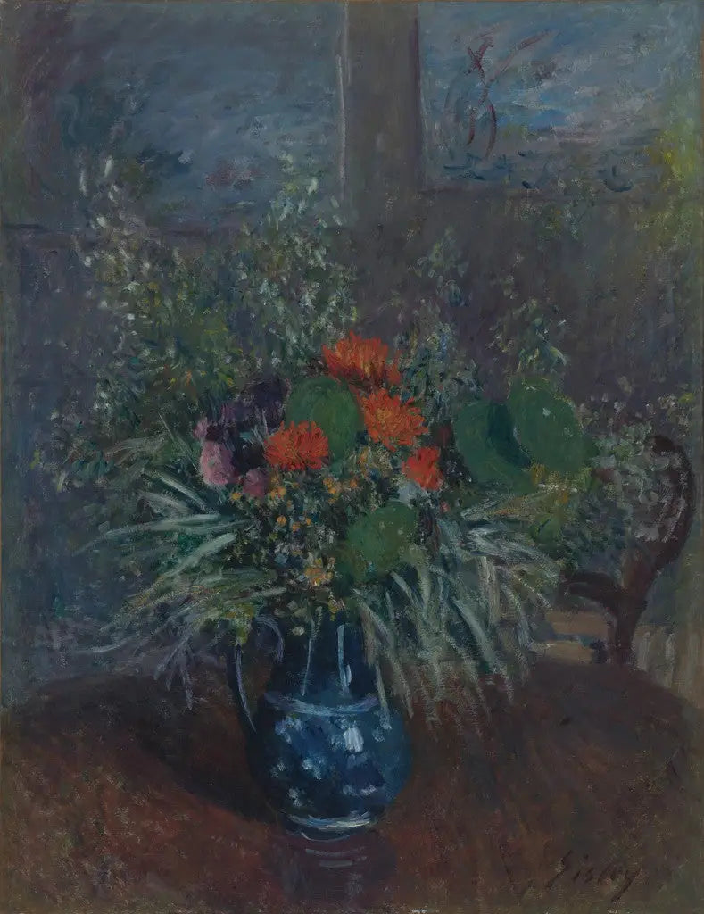 Flores silvestres - Alfred Sisley