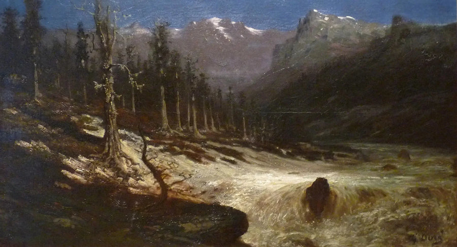 Río de los Alpes - Gustave Doré