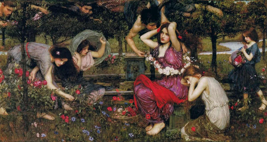 Flora y los céfiros - John William Waterhouse