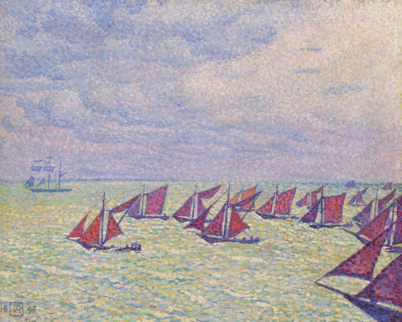 Flotilla de Arnemuiden - Théophile van Rysselberghe