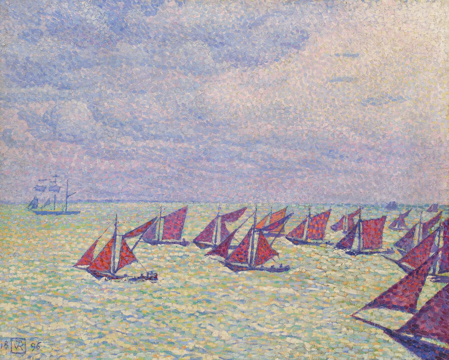 Flotilla de Arnemuiden - Théophile van Rysselberghe