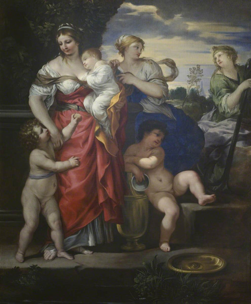 Fe, Esperanza y Caridad - Pietro da Cortona