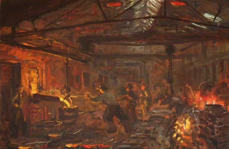 Fundición de hierro Burmeister y Wain - Peder Severin Krøyer