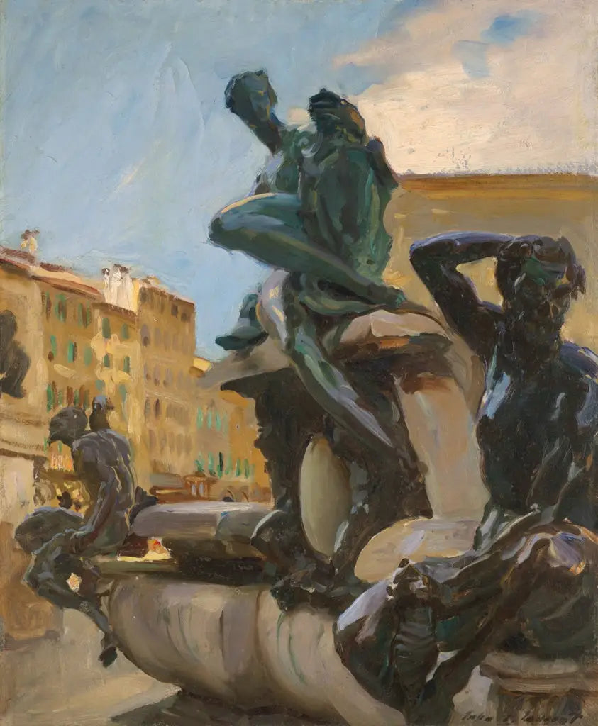 Fuente de Neptuno - John Singer Sargent