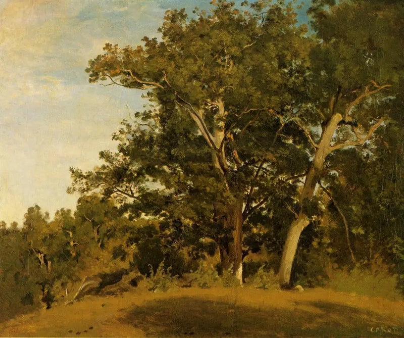 Fontainebleau – En las gargantas de Apremont - Jean-Baptiste Camille Corot