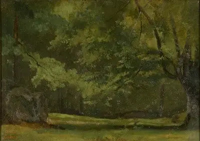 Fontainebleau, en Bosque - Jean-Baptiste Camille Corot
