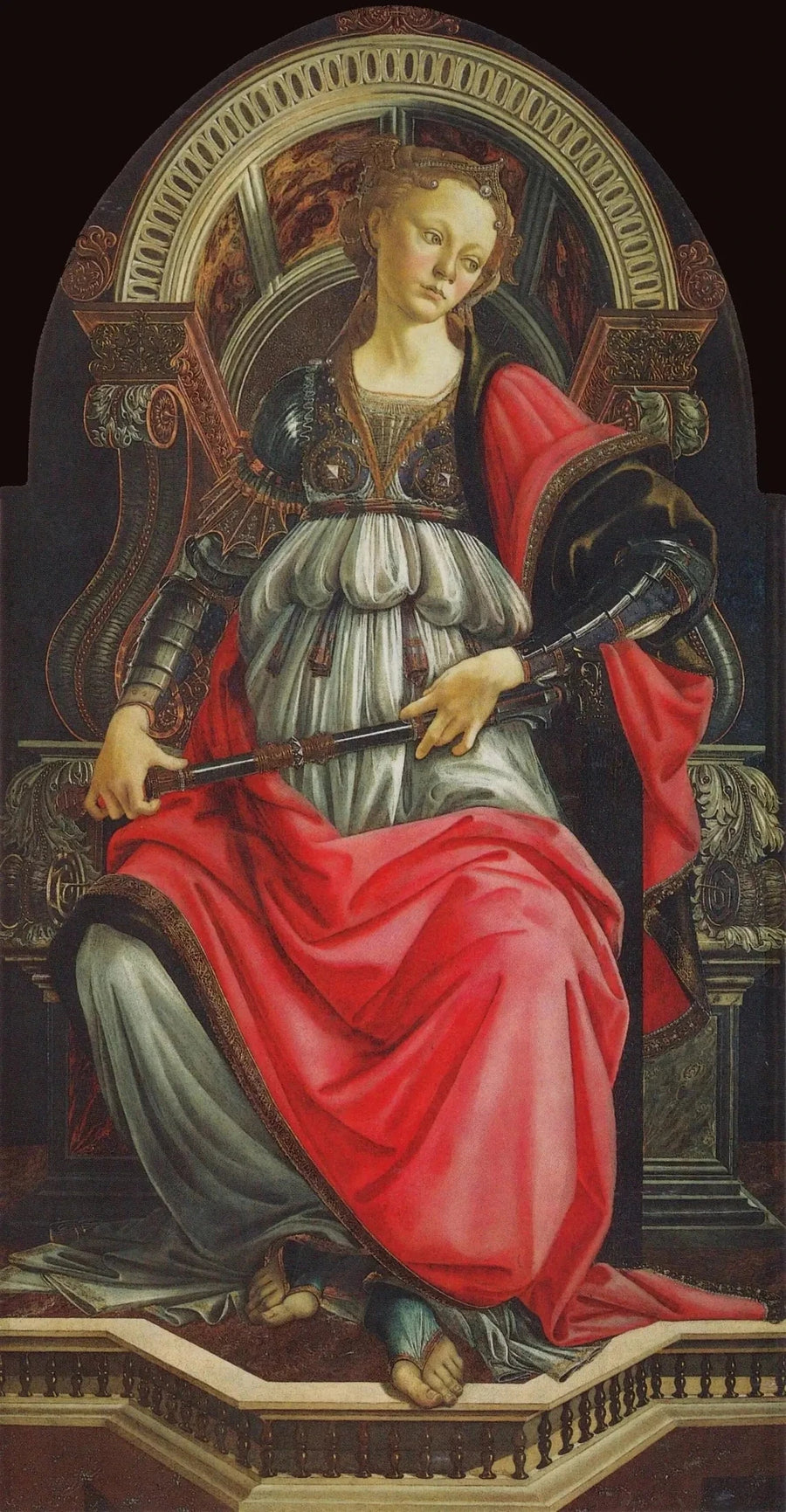 La Force de Sandro Botticelli, 1470, Galerie des Offices – reproduction peinture à l’huile sur toile