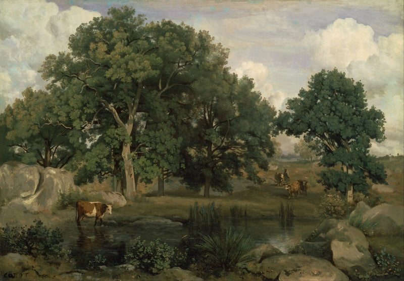 Bosque de Fontainebleau - Jean-Baptiste Camille Corot