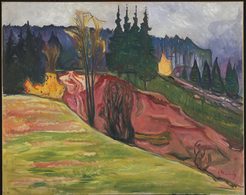 Bosque de Turingia - Edvard Munch
