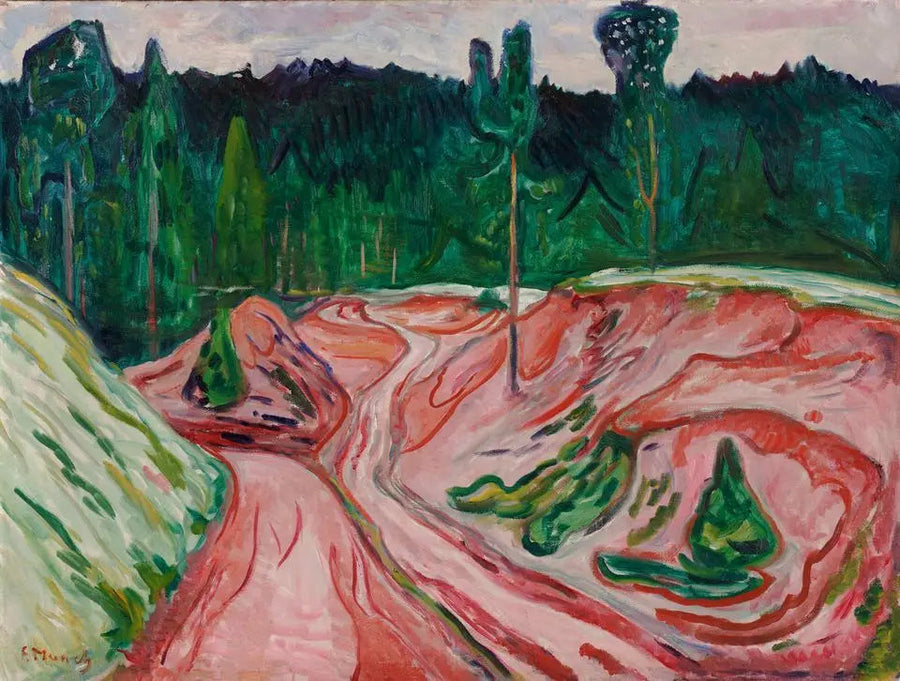 Bosque de Turingia - Edvard Munch