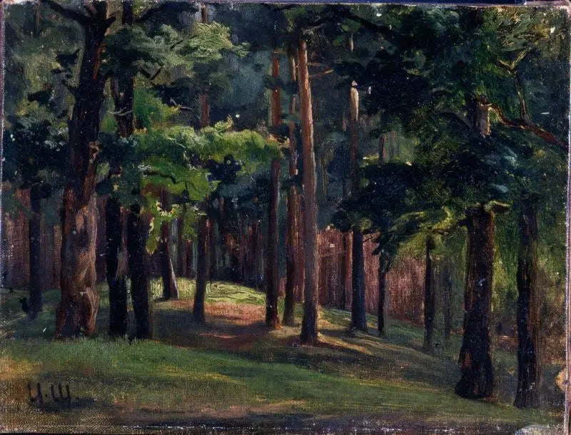 Forêt - Ivan Chichkine image 1 copie de tableau peinte à la main