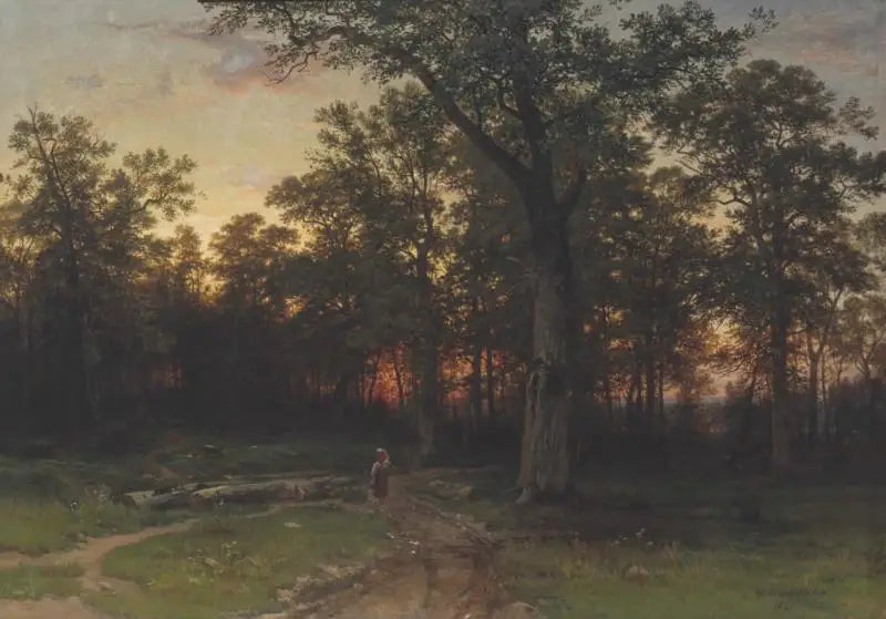 Forêt le soir - Ivan Chichkine - Alpha Reproduction