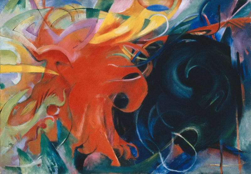 Formas combatientes - Franz Marc