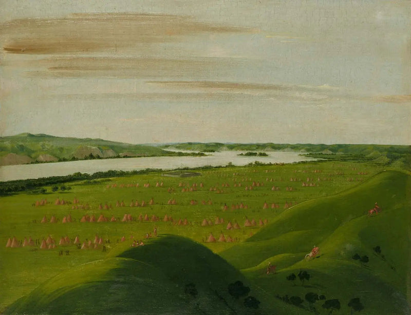 Fort Pierre, desembocadura del río Teton, 1200 millas por encima de Saint Louis - George Catlin