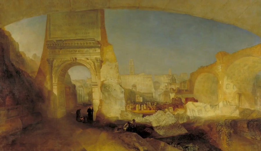 Foro Romano, para el Museo de Mr. Soane - J. M. W. Turner